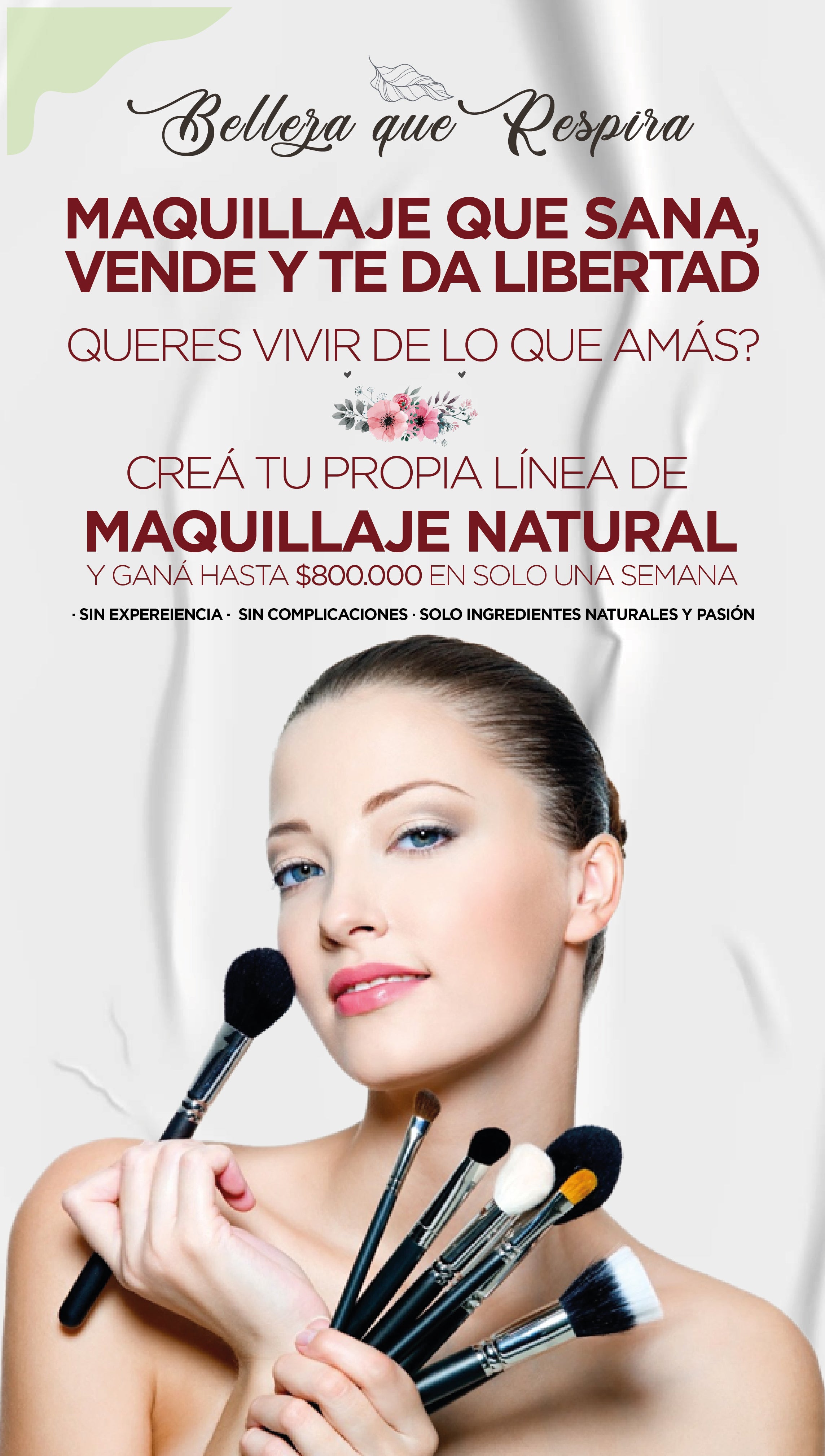 MAQUILLAJE NATURAL Belleza que Respira